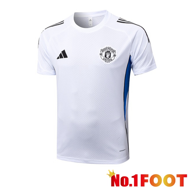 Manchester United Training T Shirt White 2025/2026
