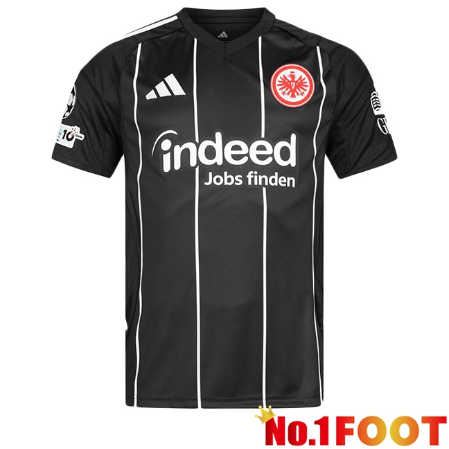 Eintracht Frankfurt Soccer Jersey EURO Black 2025/2026