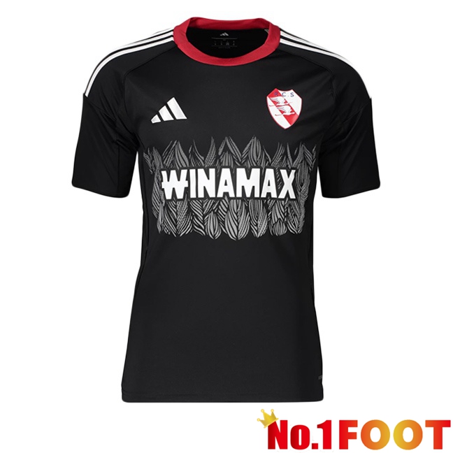 RC Strasbourg Alsace Third Soccer Jersey Black 2025/2026