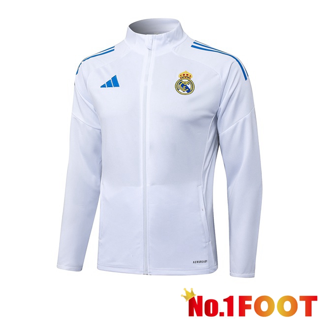 Real Madrid Training Jacket White 2025/2026