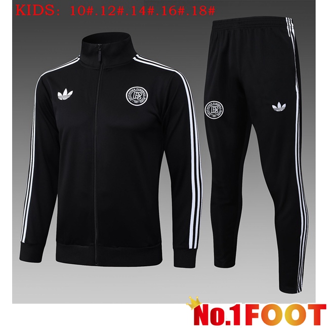 Germany Kids kit Training Tracksuit - Training Jacket Black 2025/2026