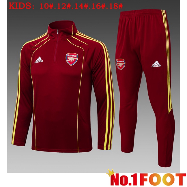 Arsenal Kids kit Training Tracksuit Red 2025/2026