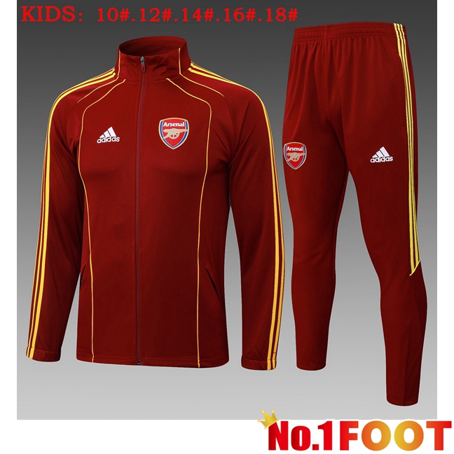 Arsenal Kids kit Training Tracksuit - Training Jacket Red 2025/2026