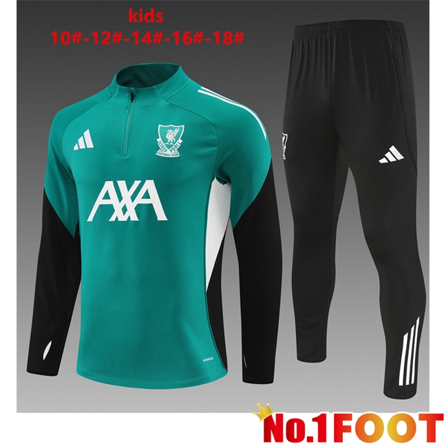 FC Liverpool Kids kit Training Tracksuit Green 2025/2026