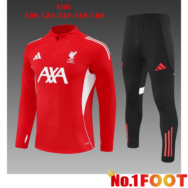 FC Liverpool Kids kit Training Tracksuit Red 2025/2026