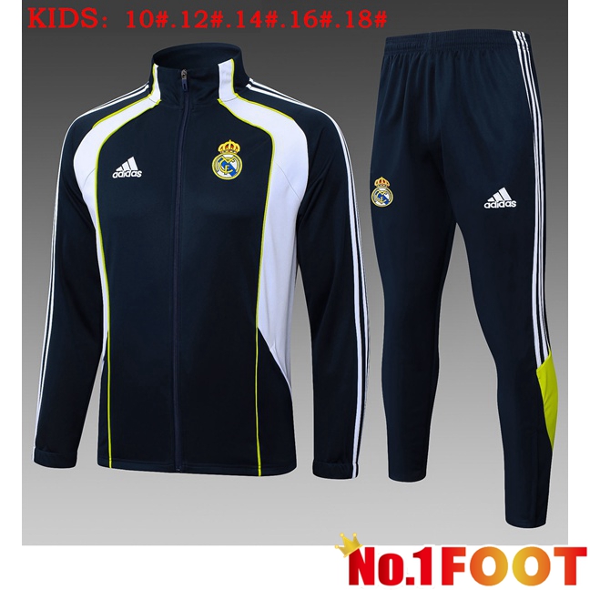 Real Madrid Kids kit Training Tracksuit - Training Jacket Blue Royal 2025/2026