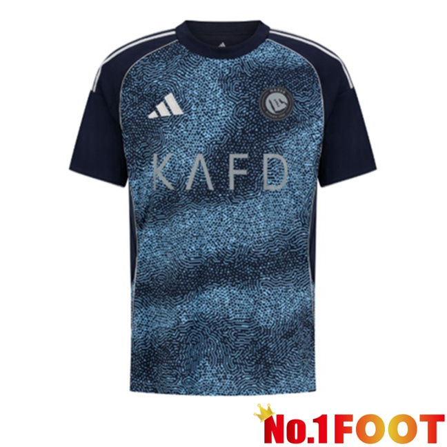 Al-Nassr FC Away Soccer Jersey Blue Royal 2025/2026