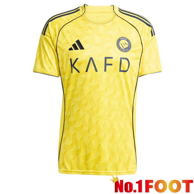 Al-Nassr FC Home Soccer Jersey Yellow 2025/2026