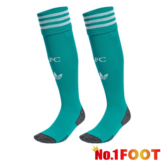 FC Liverpool Third Soccer Socks Green 2025/2026