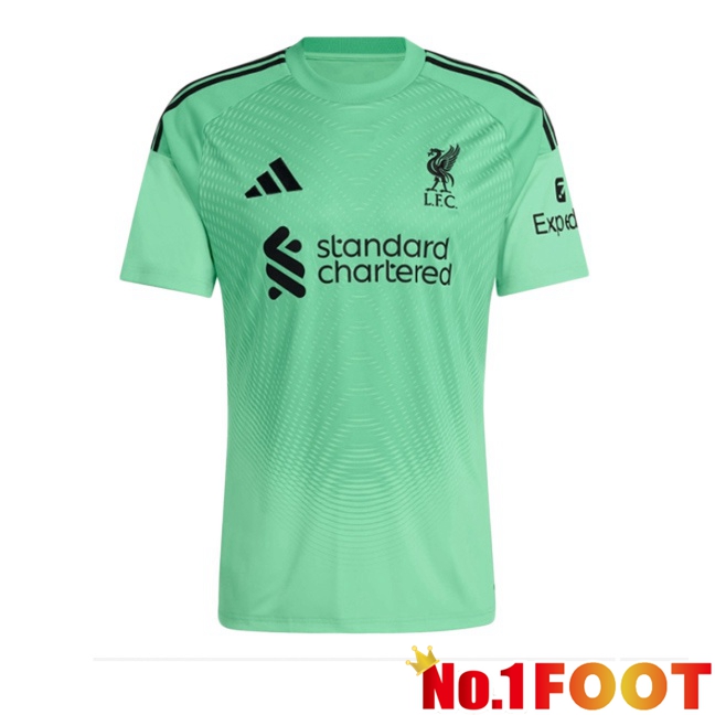 FC Liverpool Goalkeeper Soccer Jersey Green 2025/2026