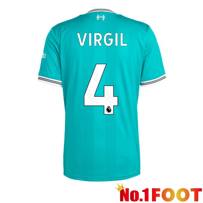 FC Liverpool (VIRGIL 4) Third Soccer Jersey Green 2025/2026