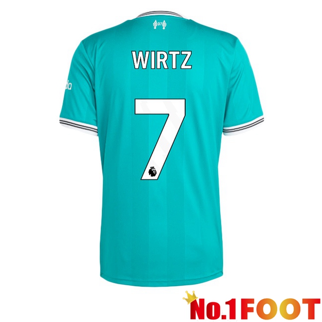 FC Liverpool (WIRTZ 7) Third Soccer Jersey Green 2025/2026