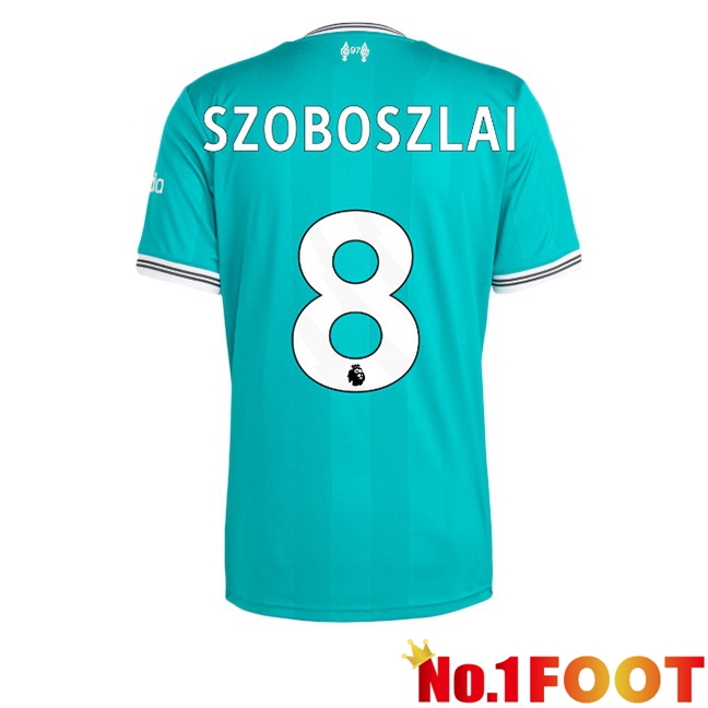 FC Liverpool (SZOBOSZLAI 8) Third Soccer Jersey Green 2025/2026