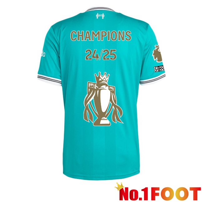FC Liverpool Champions Special Edition Third Soccer Jersey Green 2025/2026