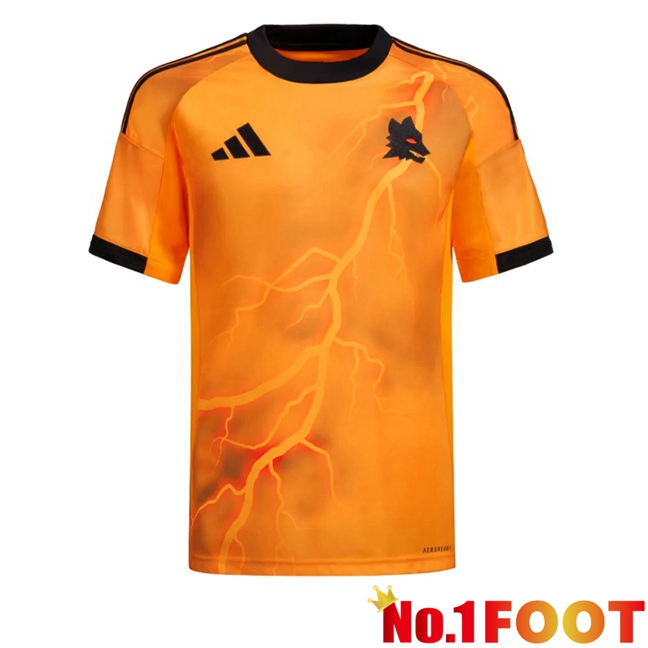 AS Rome Away Soccer Jersey Yellow 2025/2026