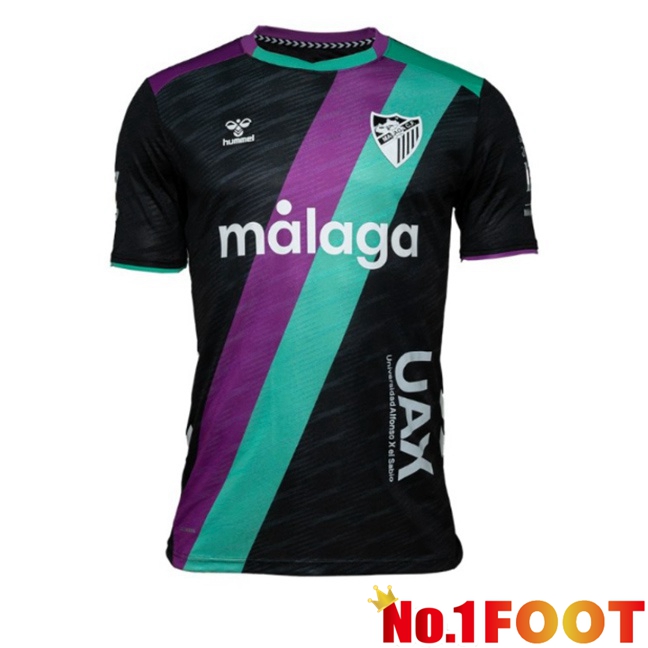 Malaga Away Soccer Jersey Black 2025/2026