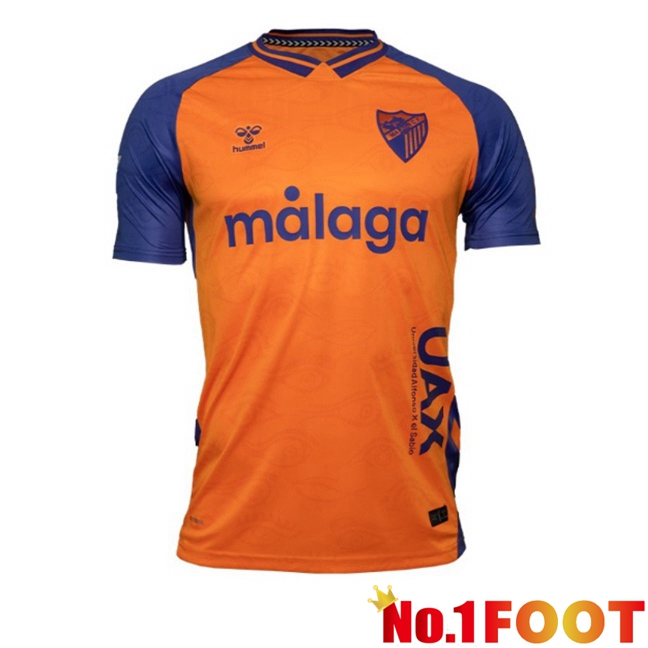 Malaga Third Soccer Jersey Orange 2025/2026