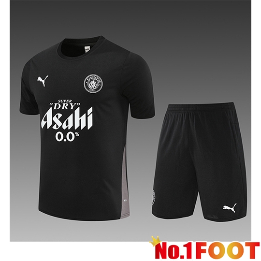 Manchester City Kids kit Training T Shirt Black 2025/2026