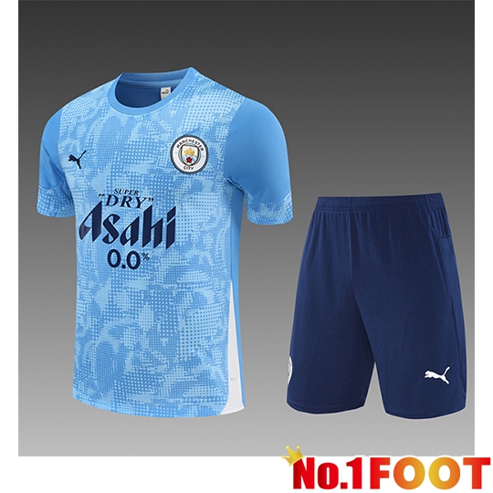 Manchester City Kids kit Training T Shirt Blue 2025/2026
