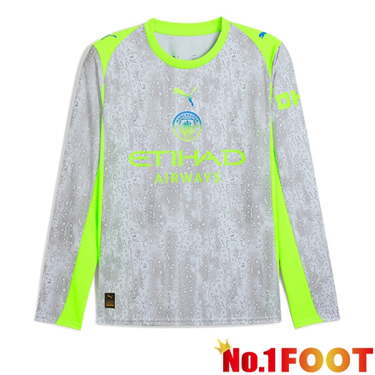 Manchester City Third Soccer Jersey Long sleeve 2025/2026