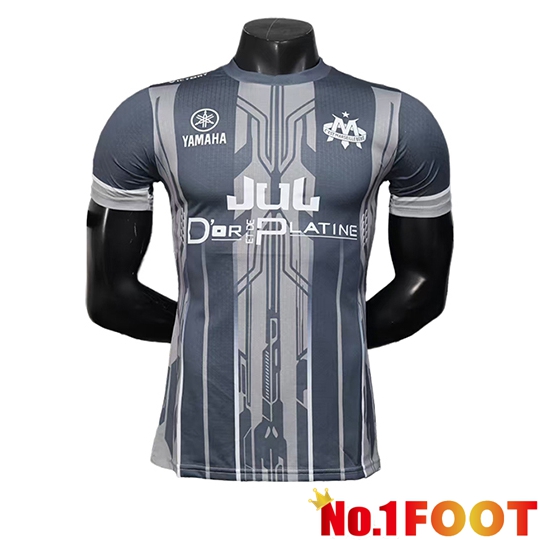 Marseille OM Soccer Jersey Special Edition Grey 2025/2026