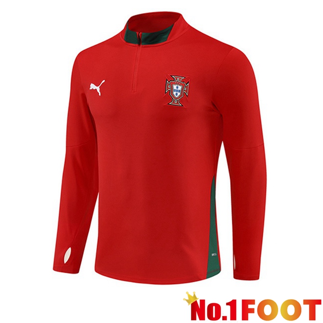 Portugal Training Sweatshirt Red 2025/2026