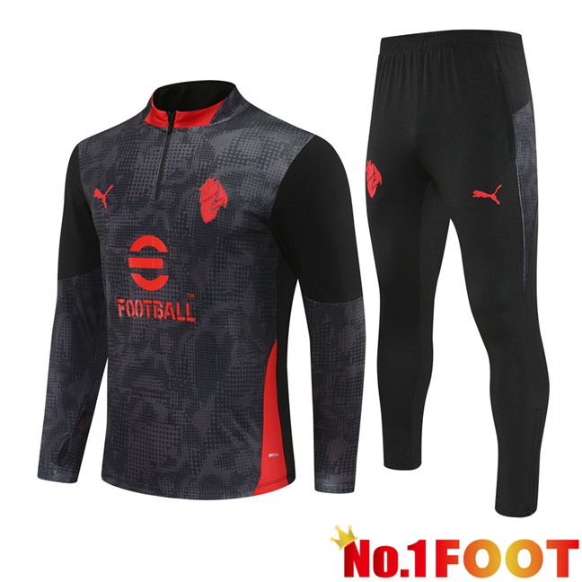 AC Milan kit Training Tracksuit Black 2025/2026