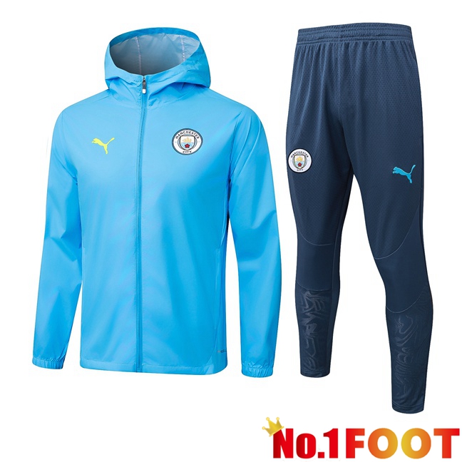 Manchester City Training Tracksuit - Windbreaker Blue 2025/2026
