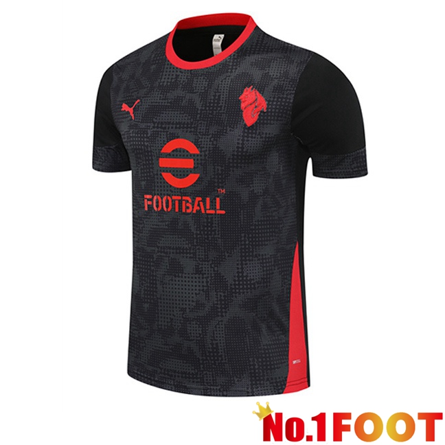 AC Milan Training T Shirt Black 2025/2026