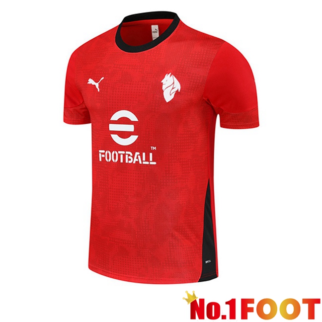 AC Milan Training T Shirt Red 2025/2026