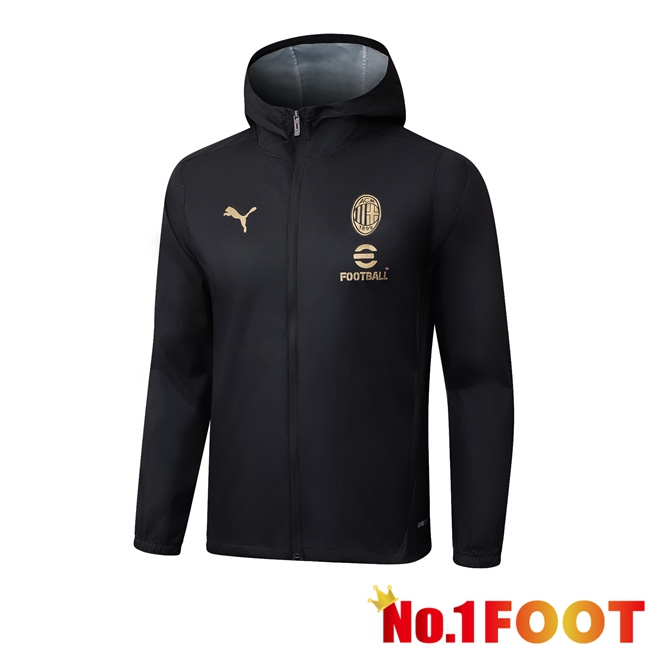 AC Milan Windbreaker Black 2025/2026