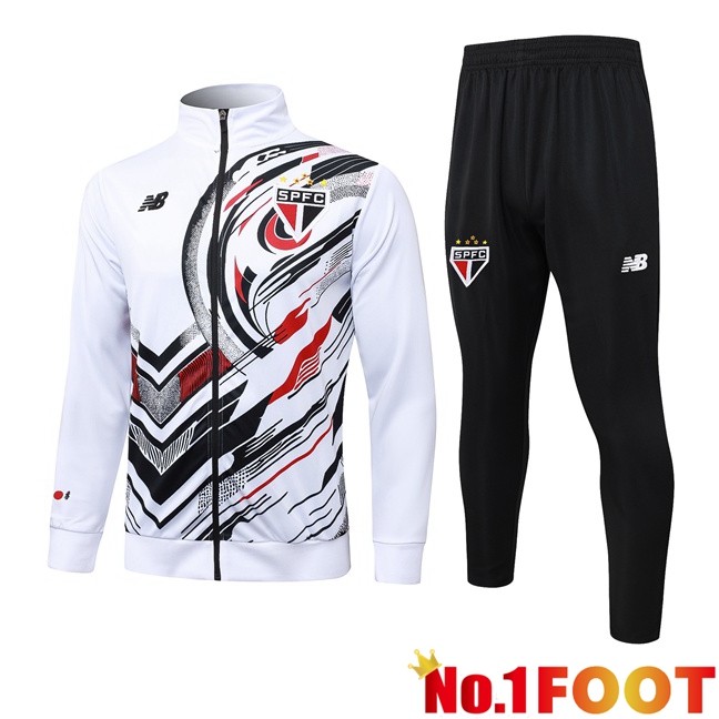Sao Paulo FC kit Training Tracksuit - Training Jacket White 2025/2026