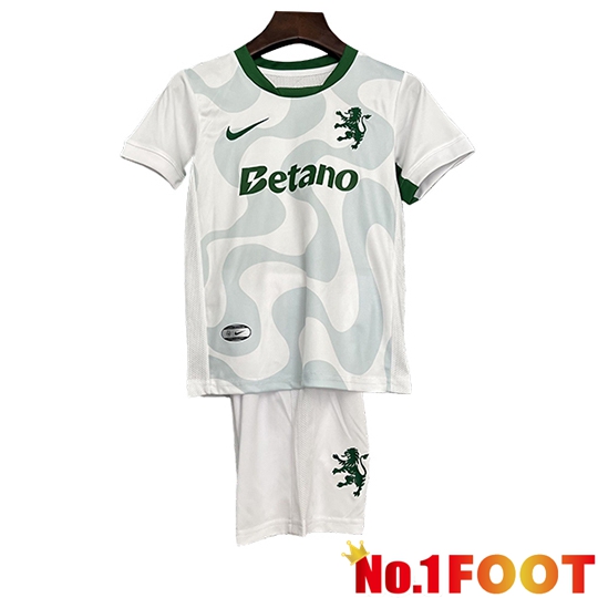 Sporting CP Kids Away Soccer Jersey 2025/2026