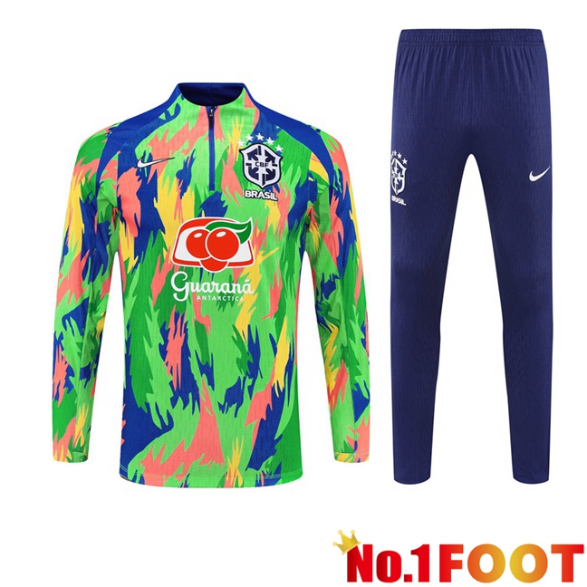 Brazil kit Training Tracksuit Green 2025/2026