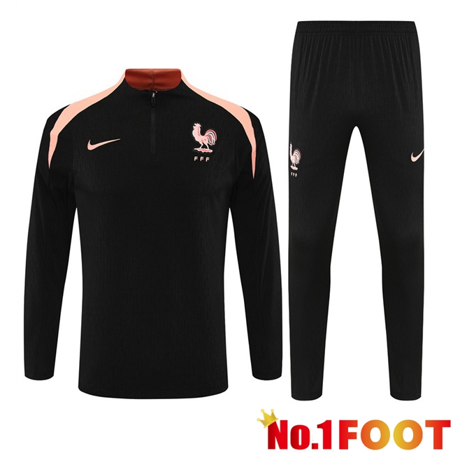 France kit Training Tracksuit Black 2025/2026