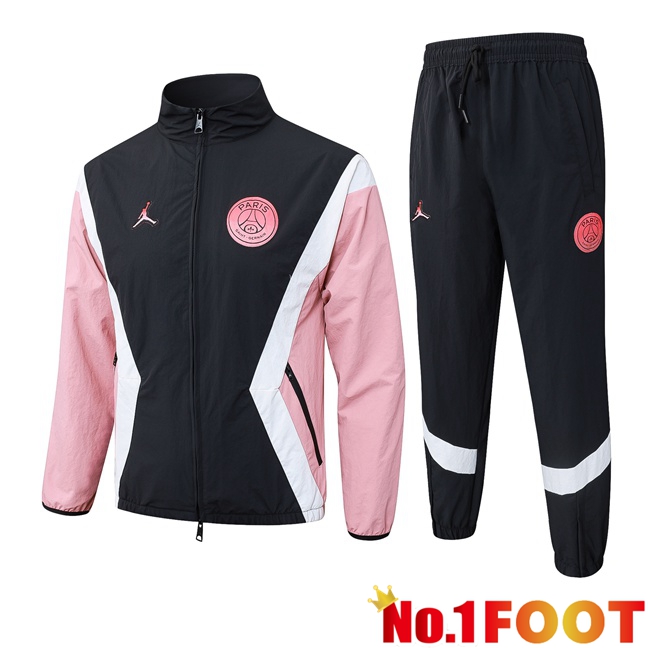 Jordan Paris PSG kit Training Tracksuit - Training Jacket Black Pink 2025/2026