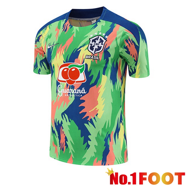 Brazil Training T Shirt Green 2025/2026