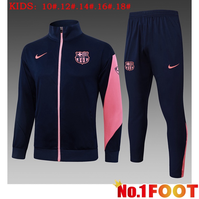 FC Barcelona Kids kit Training Tracksuit - Training Jacket Blue Royal 2025/2026