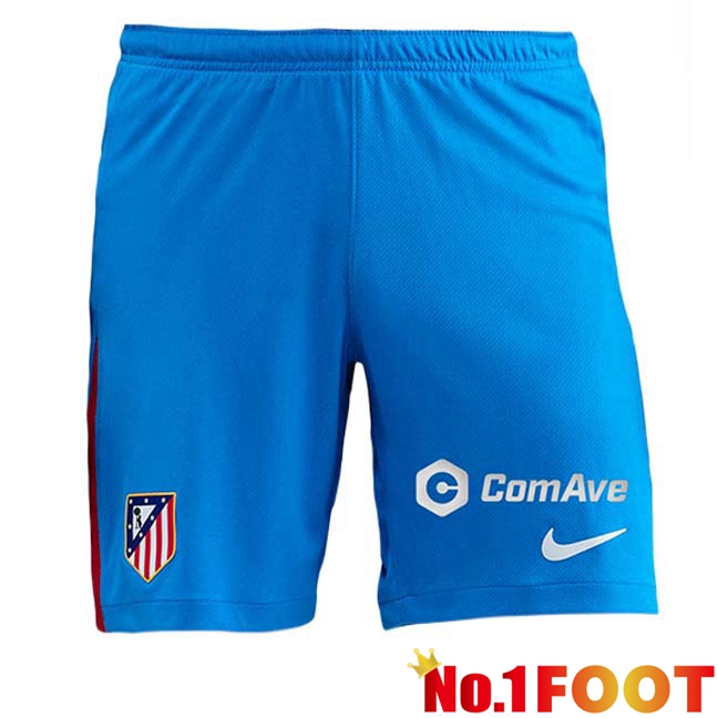 Atletico Madrid Third Soccer Shorts Blue 2025/2026