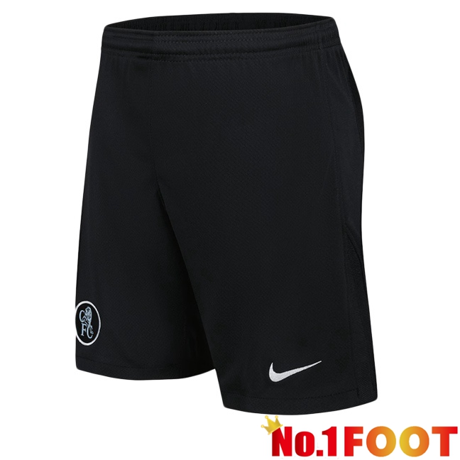 FC Chelsea Third Soccer Shorts Black 2025/2026