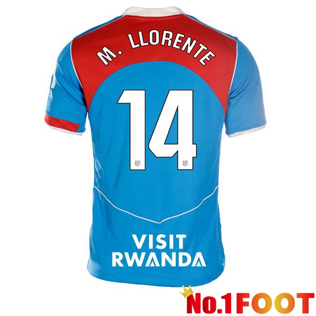 Atletico Madrid (M. LLORENTE 14) Third Soccer Jersey Blue 2025/2026