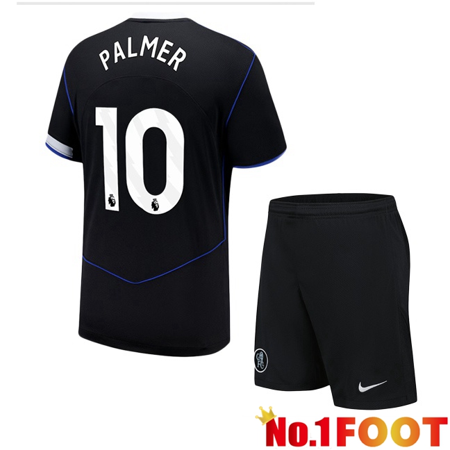 FC Chelsea (Palmer 10) Kids Third Soccer Jersey Black 2025/2026