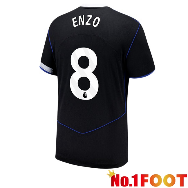 FC Chelsea (Enzo 8) Third Soccer Jersey Black 2025/2026