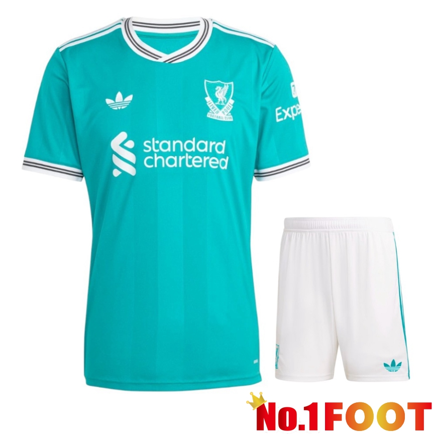 Liverpool Third kit Soccer Jersey + Shorts 2025/2026
