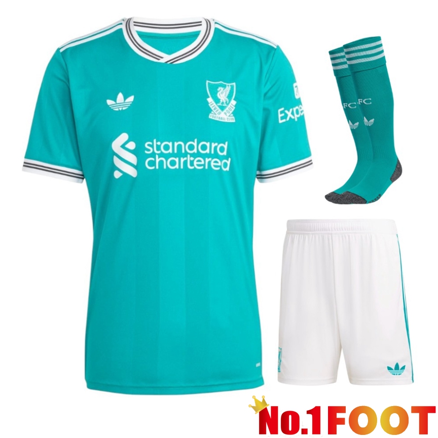 Liverpool Third kit Soccer Jersey (Shorts + Socks) 2025/2026