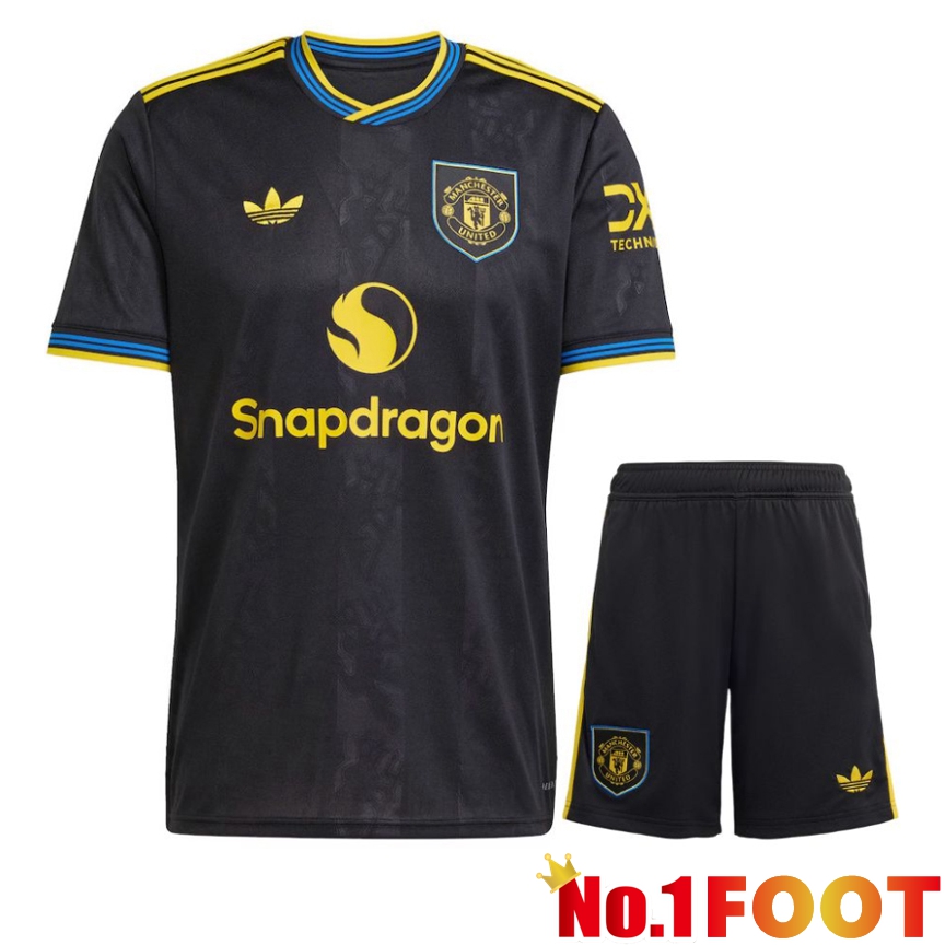 Manchester United Third kit Soccer Jersey + Shorts 2025/2026