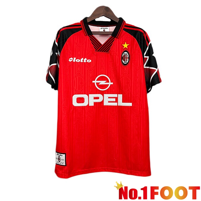 AC Milan Retro Soccer Jersey Red Special Edition 1997-1998