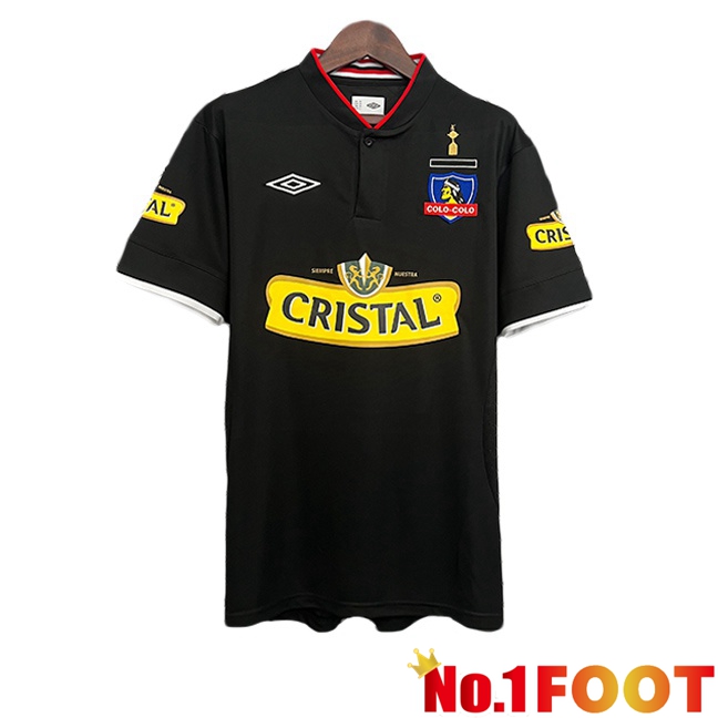 Colo-Colo Retro Away Soccer Jersey Black 2003