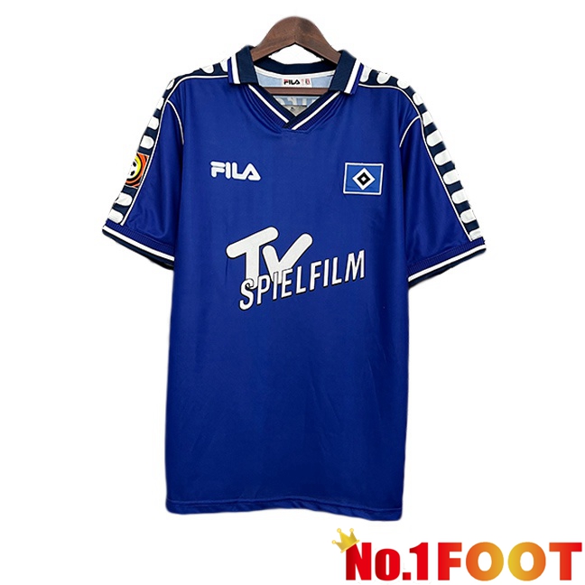 Hamburger SV Retro Away Soccer Jersey Blue 2000-2001