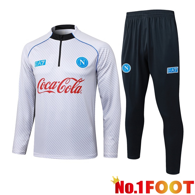 SSC Napoli kit Training Tracksuit White 2025/2026